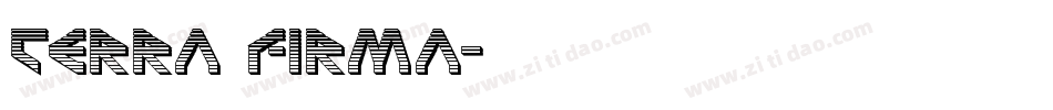 Terra Firma字体转换